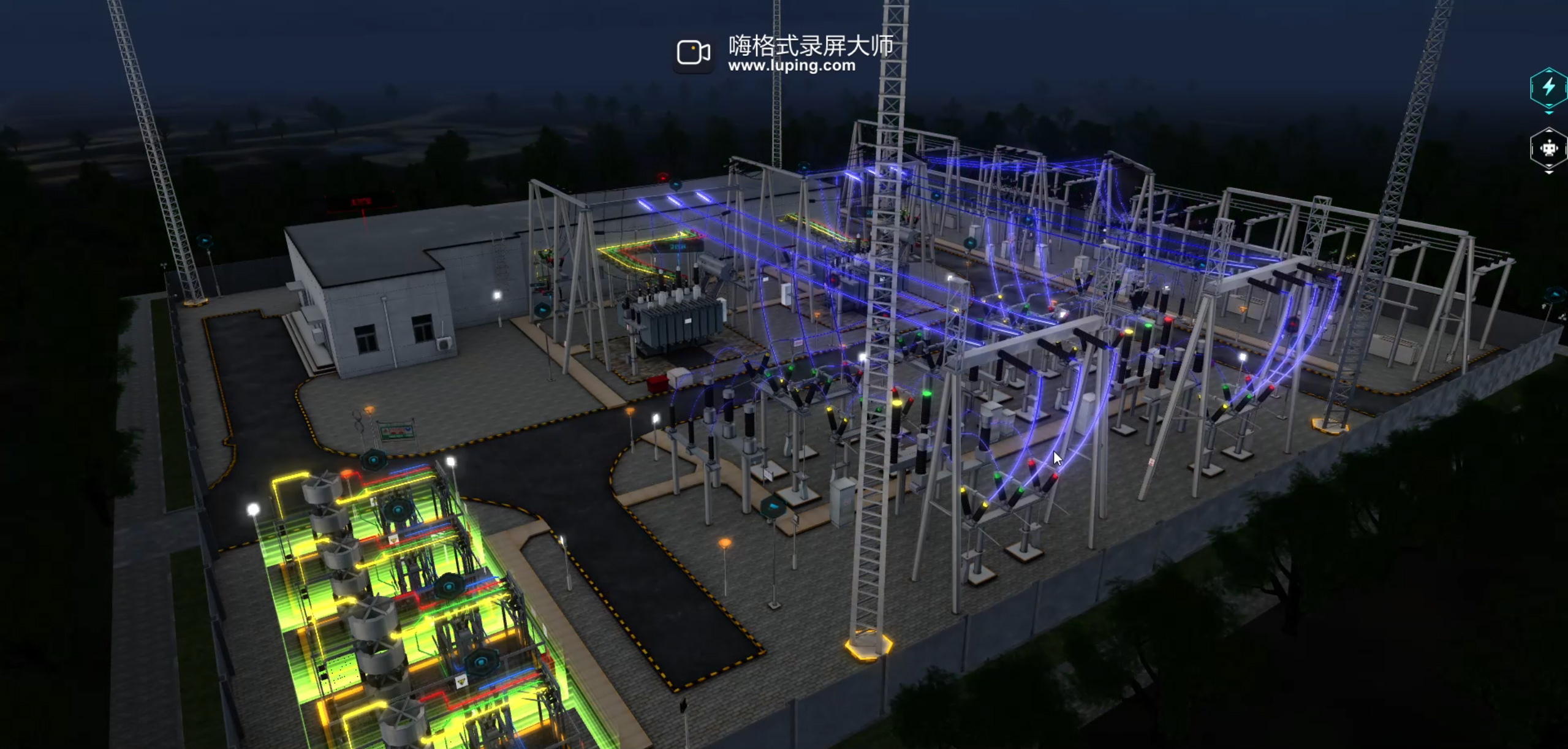 2.2 场站夜间效果展示图